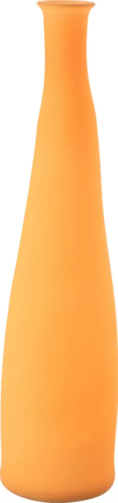 Vase Bouteille J-Line en Verre Néon Orange Petit Modèle pour Déco