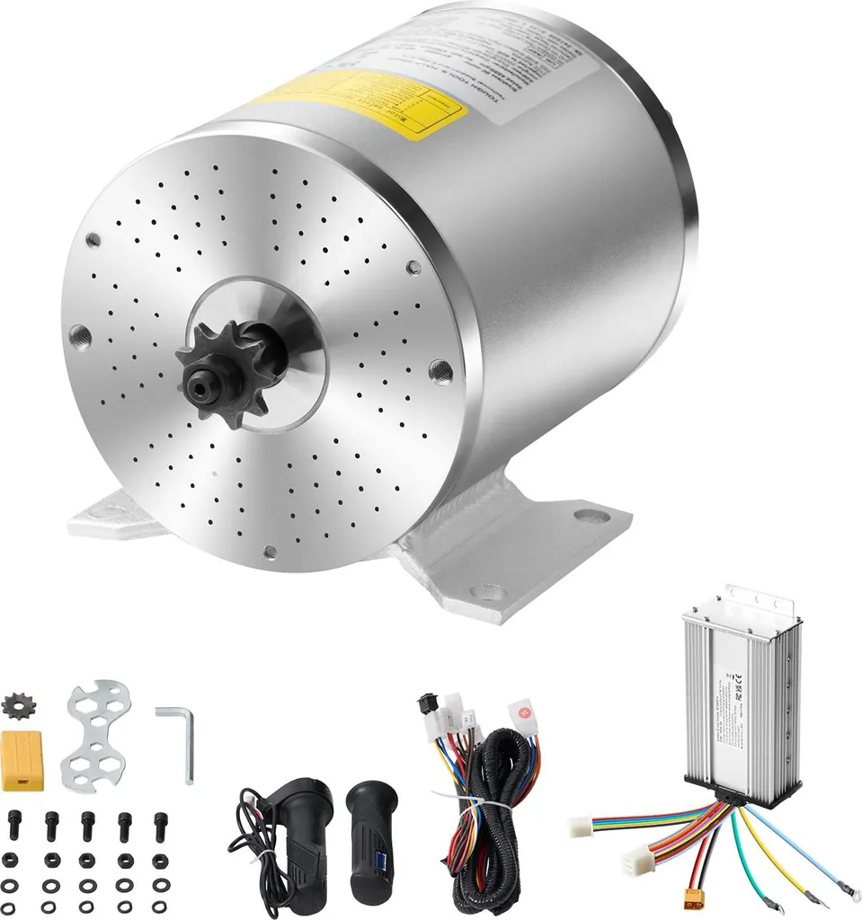 Kit Motorisation Brushless 48V 1800W Haute Vitesse pour Kart et Scooter
