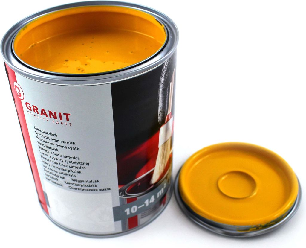 Lack Warngelb RAL 1003 NOPOLUX WILCKENS GRANIT 1 l Dose