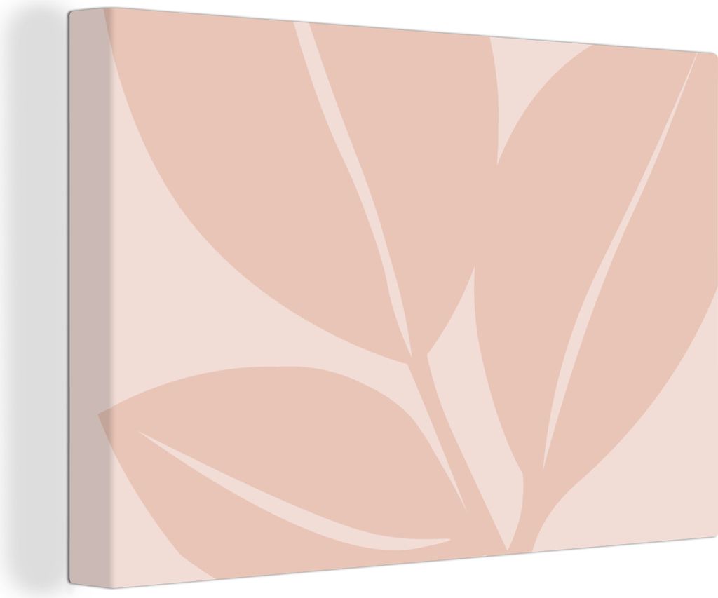 OneMillionCanvasses - Leinwandbilder - 150x100 cm, Sommer - Blätter - Pastell, Wandbilder Kunstdruck Wanddekoration