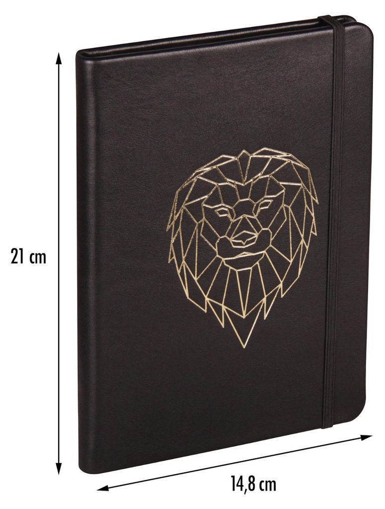 Clairefontaine Schwarzwald Notizbuch A5 HC Löwe