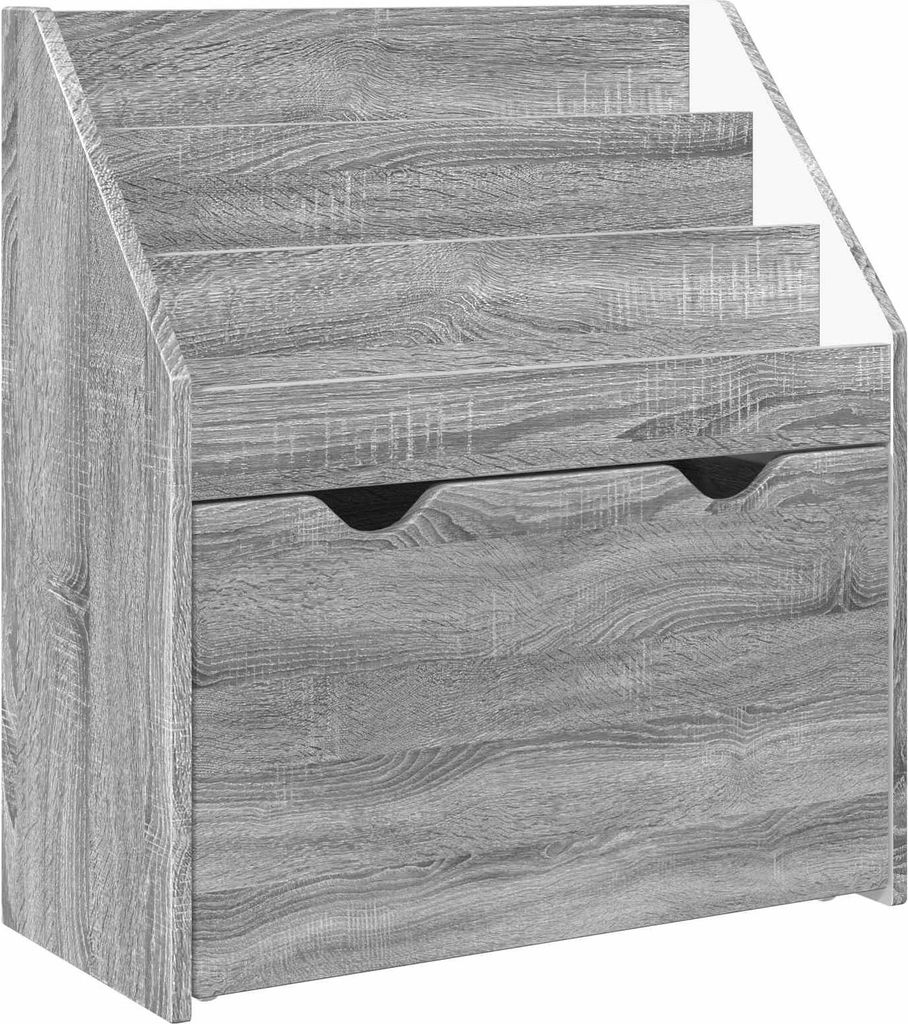 vidaXL Kinderregal Graues Sonoma 60 x 29,5 x 69 cm Holzwerkstoff