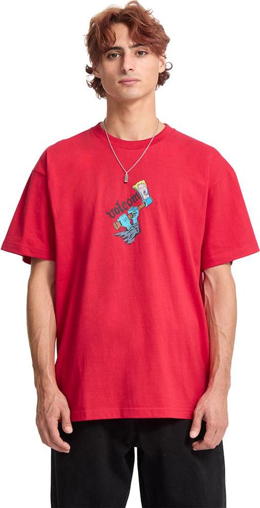 Volcom Fa Jj Villard 3 Kurzarm-t-shirt Rot XL Herren Rot XL