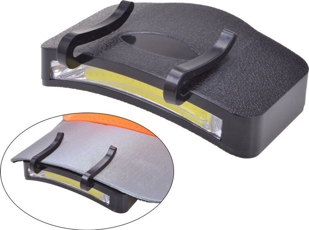 FILMER Schirmmützen-Lampe COB-LED Stirnlampe Scheinwerfer Produktbild 