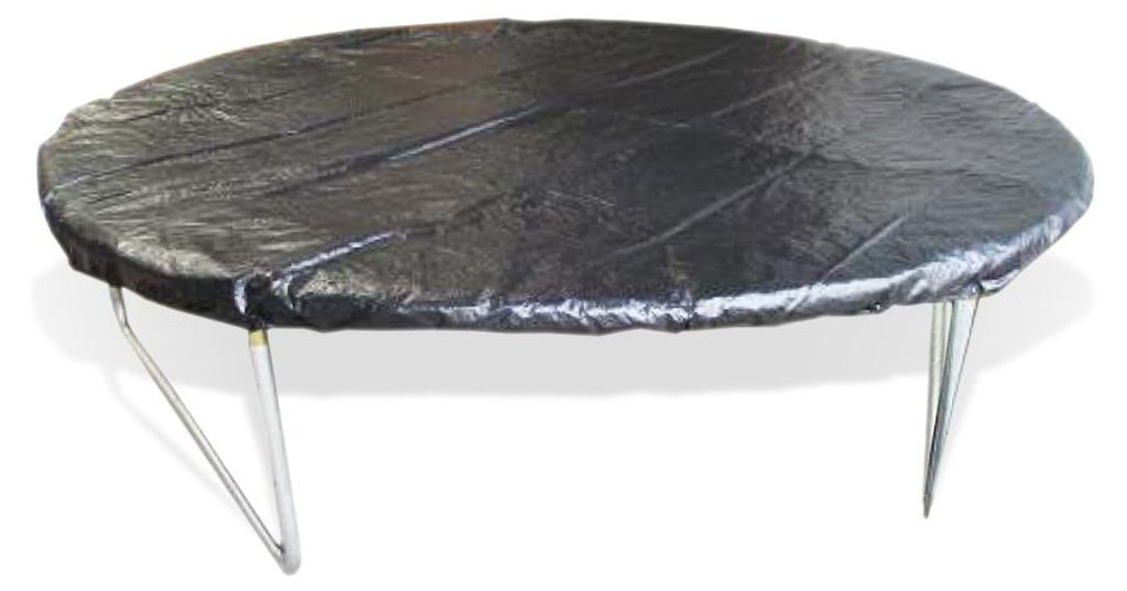 PROFI Schwarz 430 cm Regenabdeckung für Trampoline, Wetterschutz für Sprungmatte und Federn, Gartenzubehör, Trampolinzubehör, Abdeckplane, UV b...