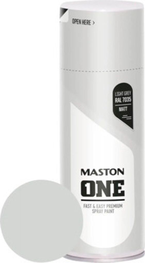 Sprühlack Maston ONE matt RAL 7035 lichtgrau 400 ml