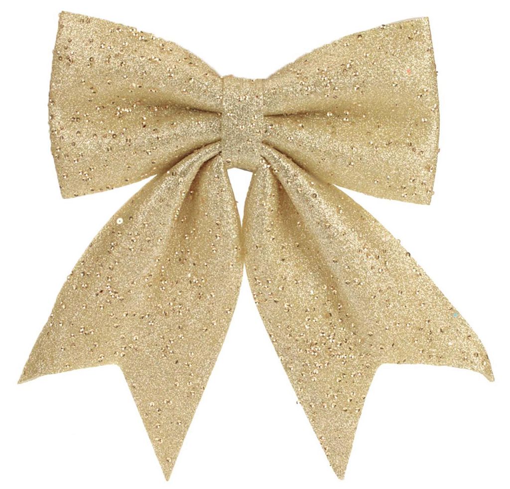 Mašle champagne s glitry 23 x 29 cm Obrázek produktu 
