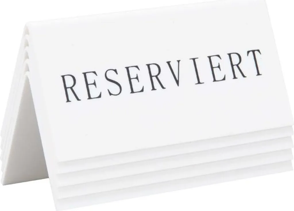 Évitez les erreurs de placement avec ces 5 supports de table Reserviert