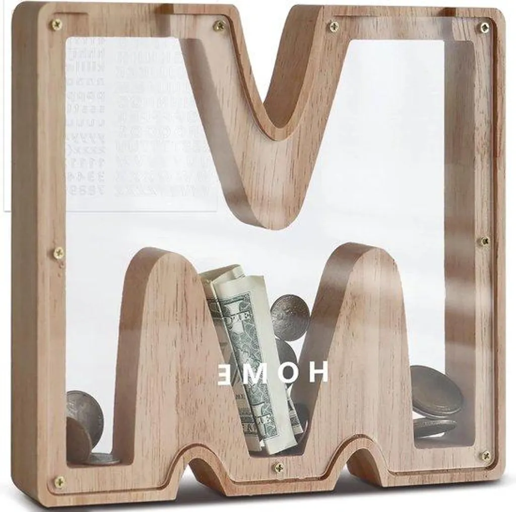 Bocal de rangement en verre transparent moyen format pour la cuisine