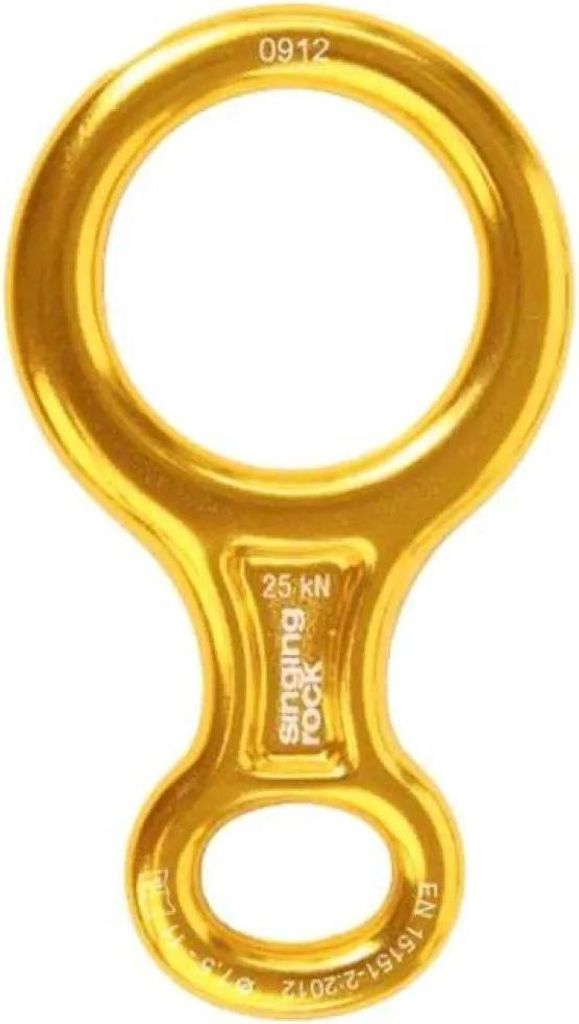 Singing Rock Figure 8 M Sicherungsgerät Sortiert Gelb Gelb One Size