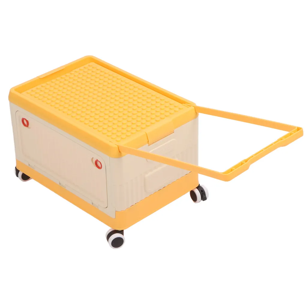 Bac de rangement pour jouets à roulettes idéal pour chambre et salon