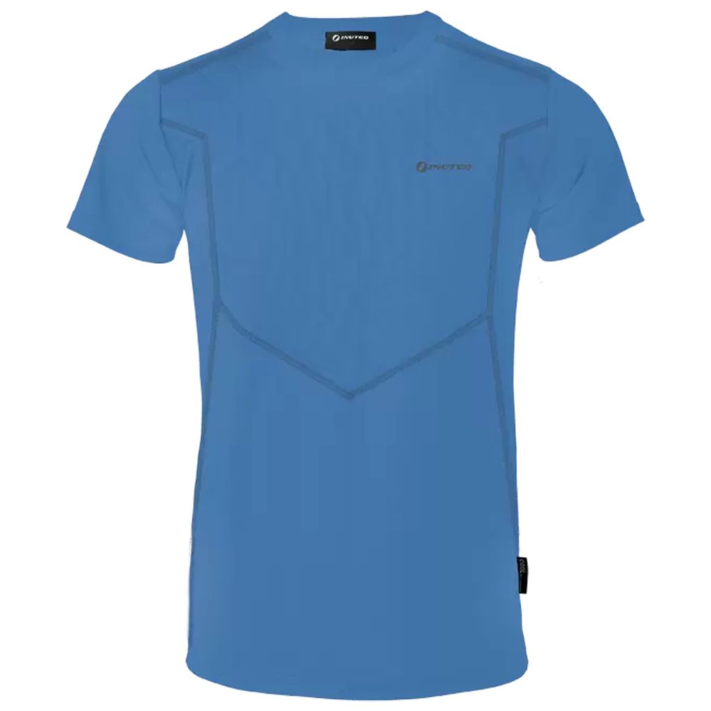 INUTEQ Bodycool T-shirt - Kühlendes T-Shirt - 100% Polyester - Weich - Ultrastretch - Hellblau - Größe M