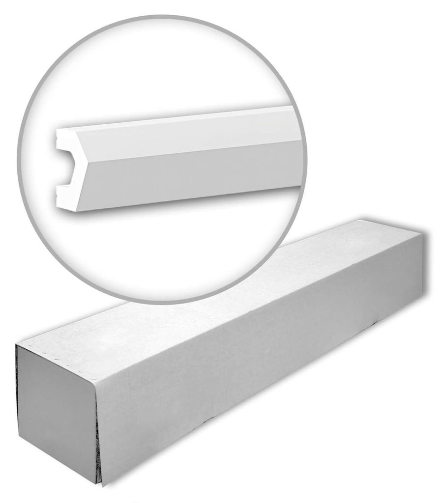 Profhome 651808-box Wandleisten 1 Karton SET mit 18 Friesleisten | 36 m