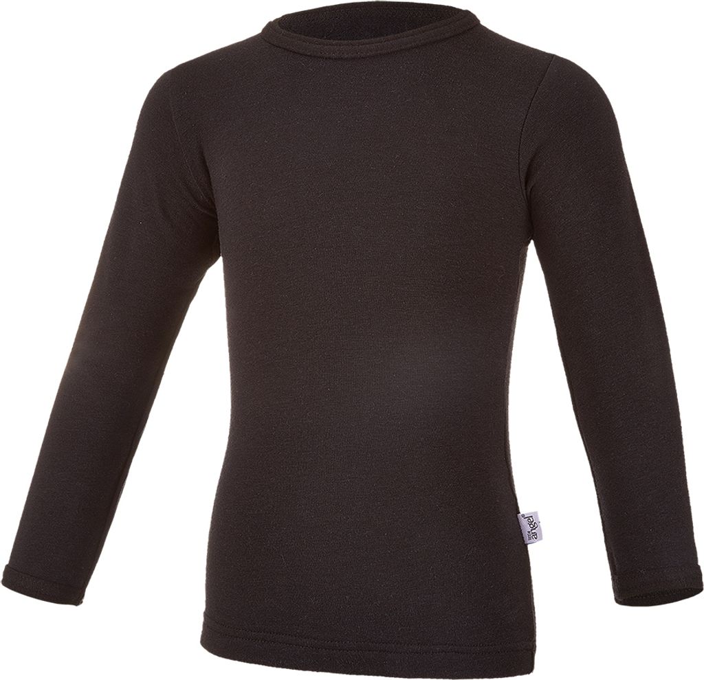 T-Shirt lange Ärmel Outlast - schwarz, 128