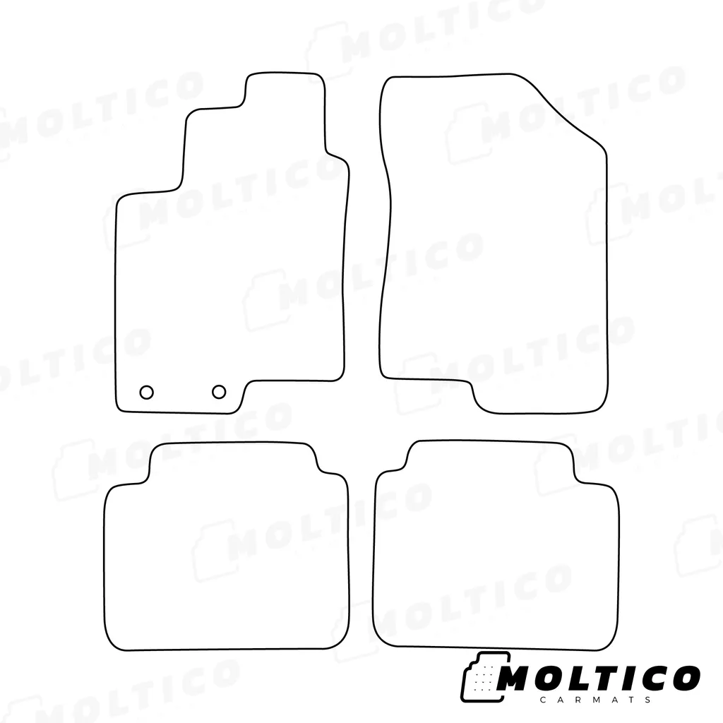Tappetini Kia Magentis II 2005-2010 Velours Moto-Moltico su Misura - 2