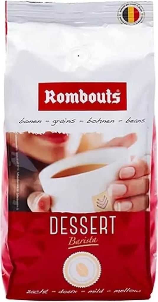 Rombouts Dessert Barista Kaffeebohnen 500g – Traditionelle Produktbild 