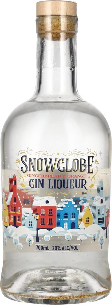 Snowglobe Orange & Gingerbread Gin Liqueur Light-Up 20% Produktbild 