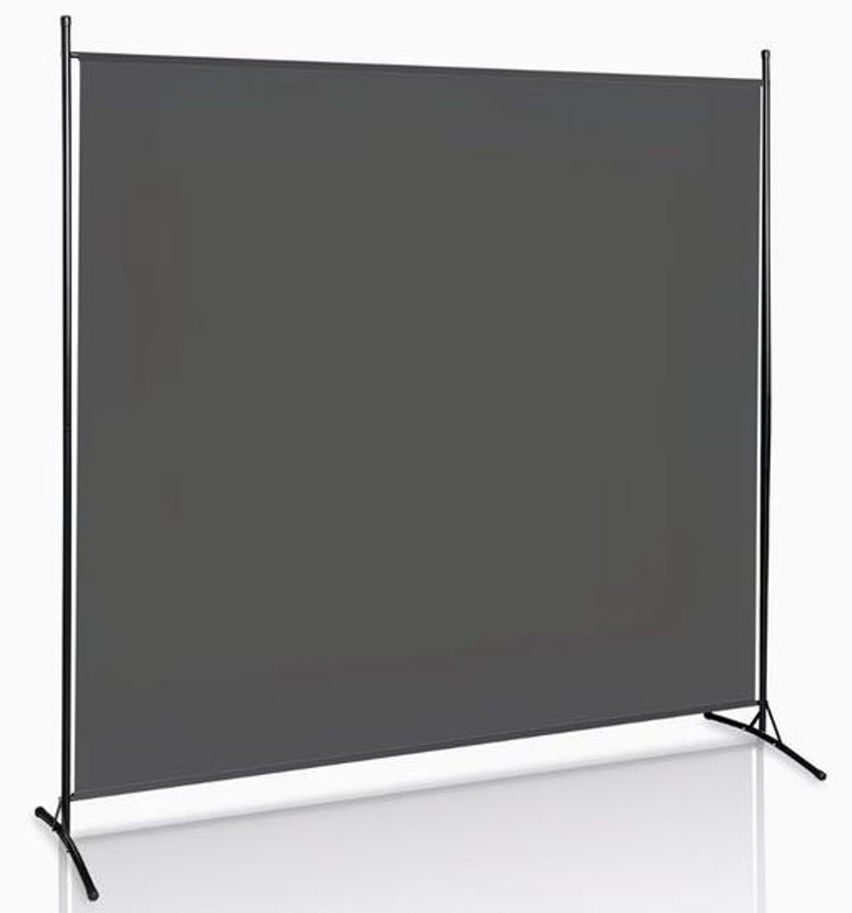 Inklapbares Kammer-Schirm 180x180cm – Privacy-Schirm & Trennwand für Garten, Balkon, Terrasse, Wohnzimmer & Schlafzimmer – Faltbares Kammer-Sc...