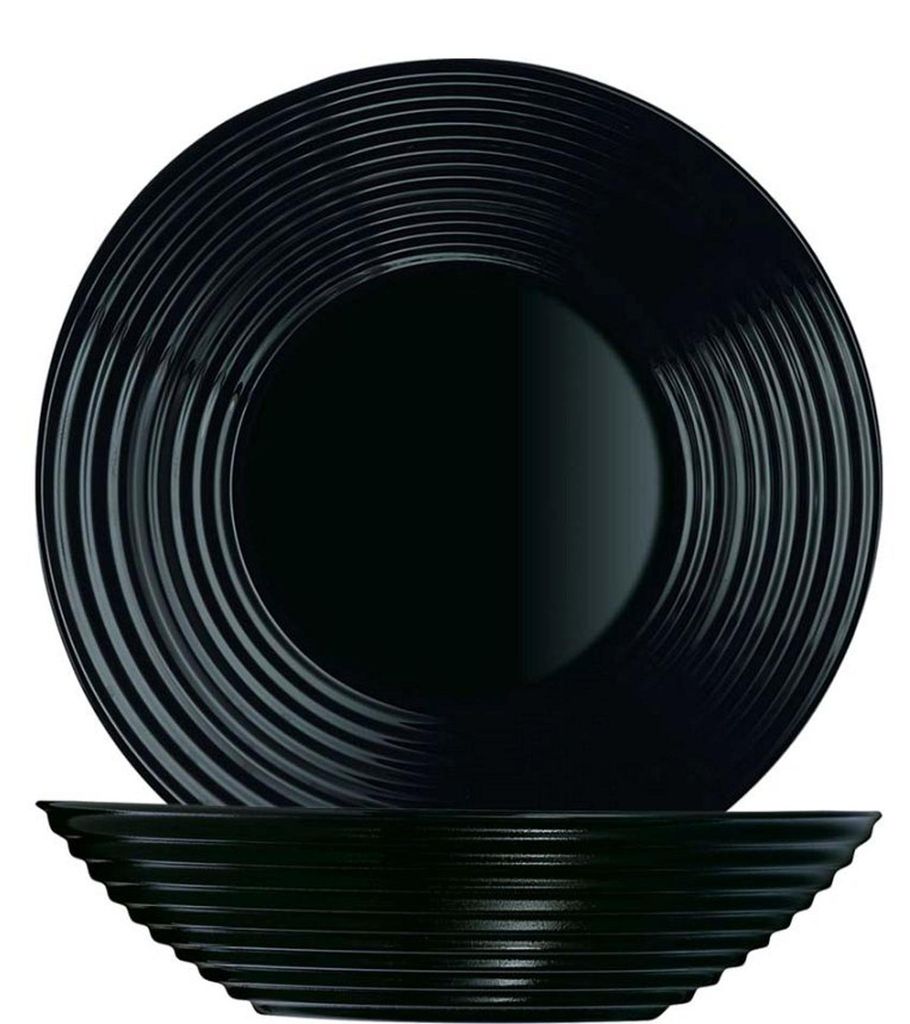 Harena noir Assiette creuse 20 cm Image du produit 