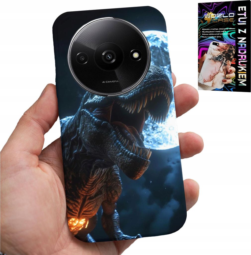 Hülle Für Xiaomi Redmi A3 - Dino Dinosaurier Tyrannosaurus Hülle