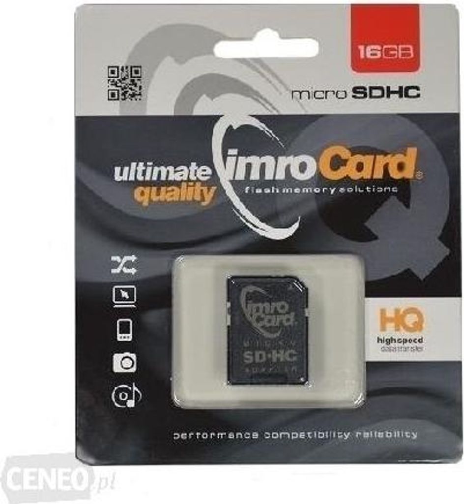 Scheda di memoria Imro IMRO 4/16G ADP 16 GB MicroSDHC Immagine del prodotto 