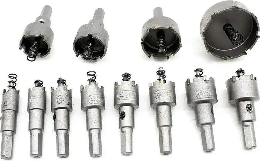 Set Seghe a Tazza Professionali in Lega Dura | Testate su Cantiere - 1