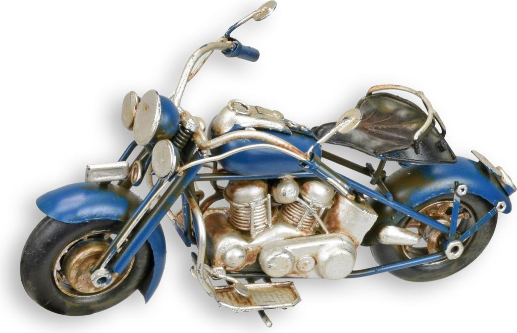 Blechmodell Motorrad Oldtimer Replikat Retro Design Dekoration