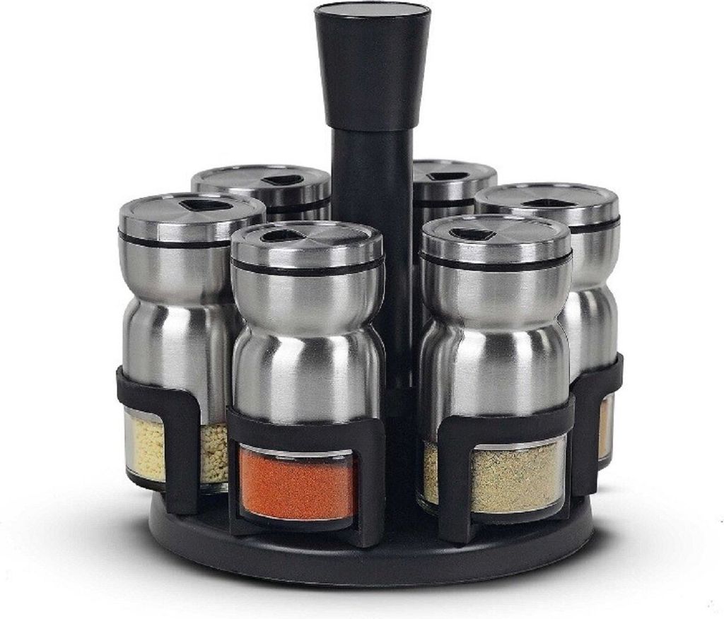 7-teiliges Gewürzständer-Set, Gewürzstreuer, Gewürzbehälter Produktbild 