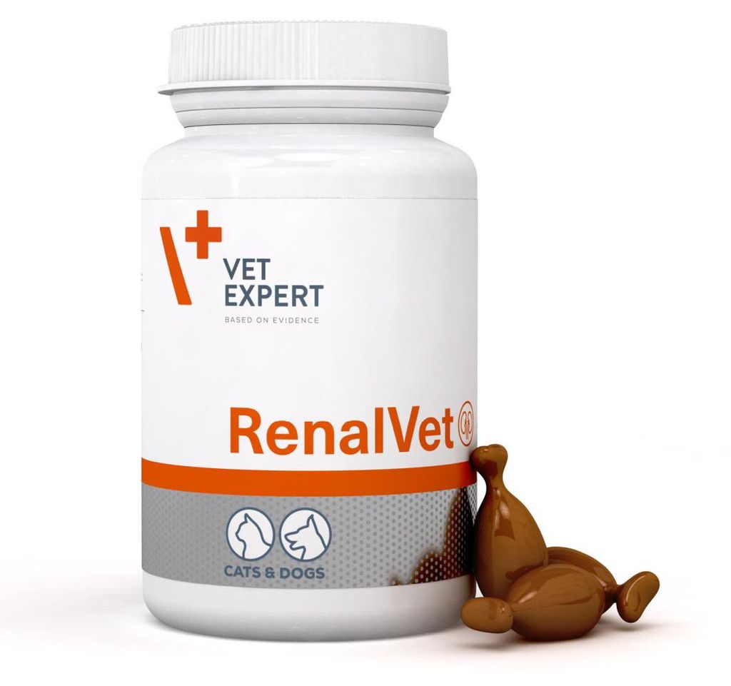 Vet Expert RenalVet 60 kaps. Preparat Wspierający Zdjęcie produktu 