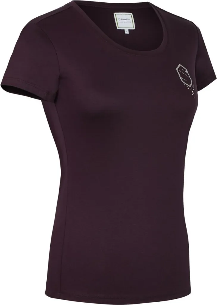 T-shirt de sport anti-transpirant Samshield Axelle aubergine