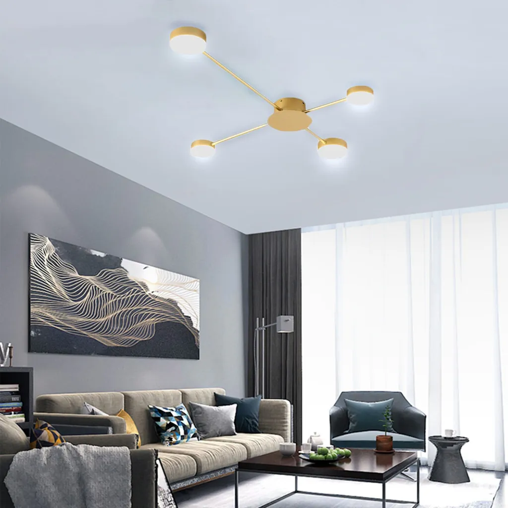 Éclairage LED Moderne Toolight APP520-4C Gold pour Intérieur Design