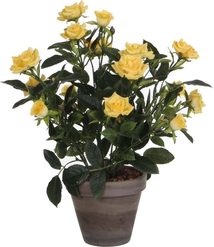 Mica Decorations rosier plante artificielle dans pot de Image du produit 