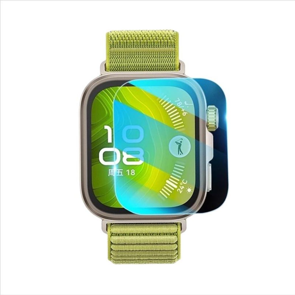 INF 2 Stück Displayschutzfolie aus gehärtetem Glas für Huawei Watch Fit 4 Pro
