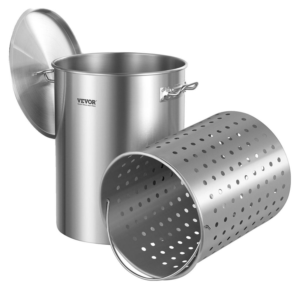 VEVOR Marmite à soupe en acier inoxydable 34 L Marmites à Image du produit 
