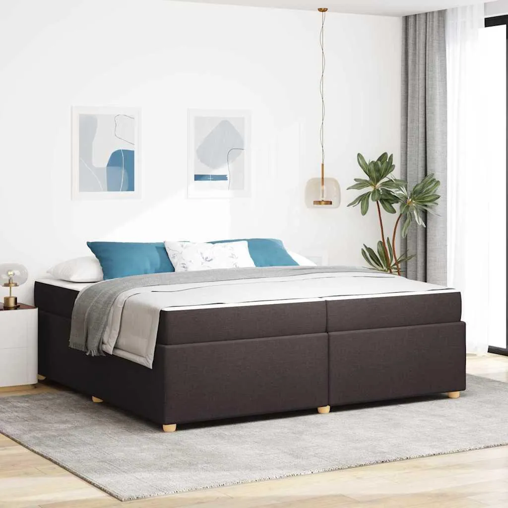 Lit 200x200 cm avec matelas brun foncé : fini le manque d'espace nuit - 2