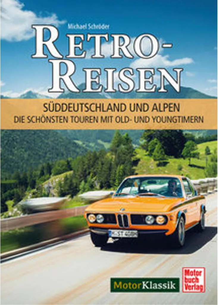 Évadez-vous avec Retro-Reisen Süddeutschland und Alpen Livre Illustré Art