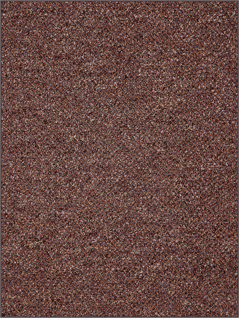 Tapis de salon Bohemia 140x200 terre cuite : tapis berbère moderne