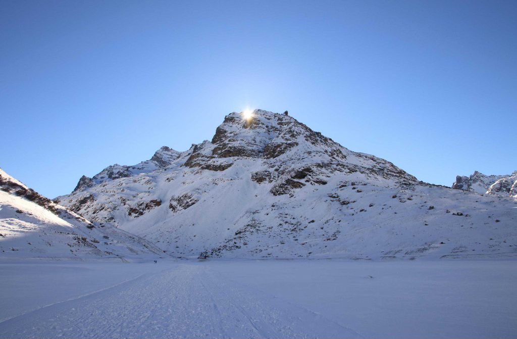 hansepuzzle 27777 - Berge Puzzle, 500 Teile, Natur, 46,0 x 30,0cm mit hochwertiger Aufbewahrung, Kartonbox und wiederverschließbarem Beutel