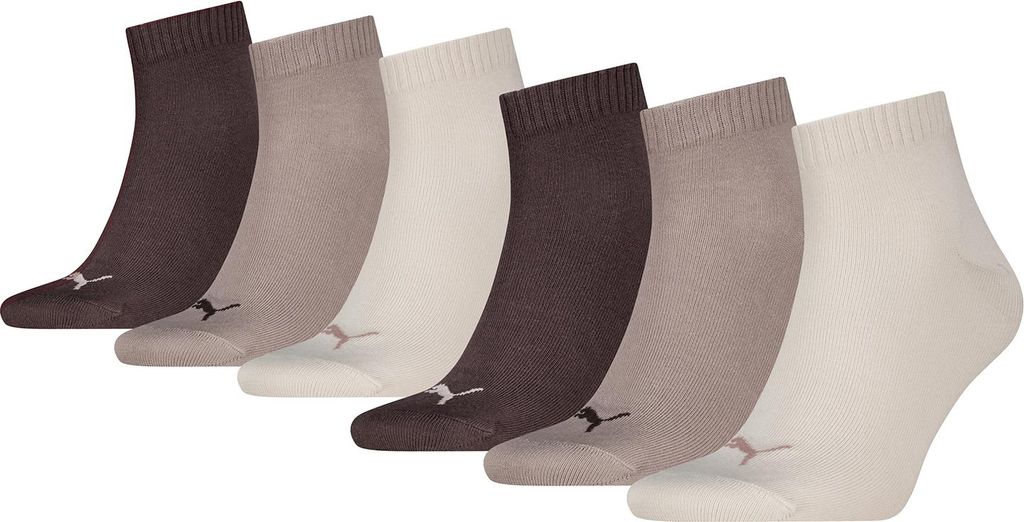 PUMA Uni Quarter-Socken Damen Herren Füßlinge 6-er Pack, Farbe:460 denim blue, Socken & Strümpfe:39-42