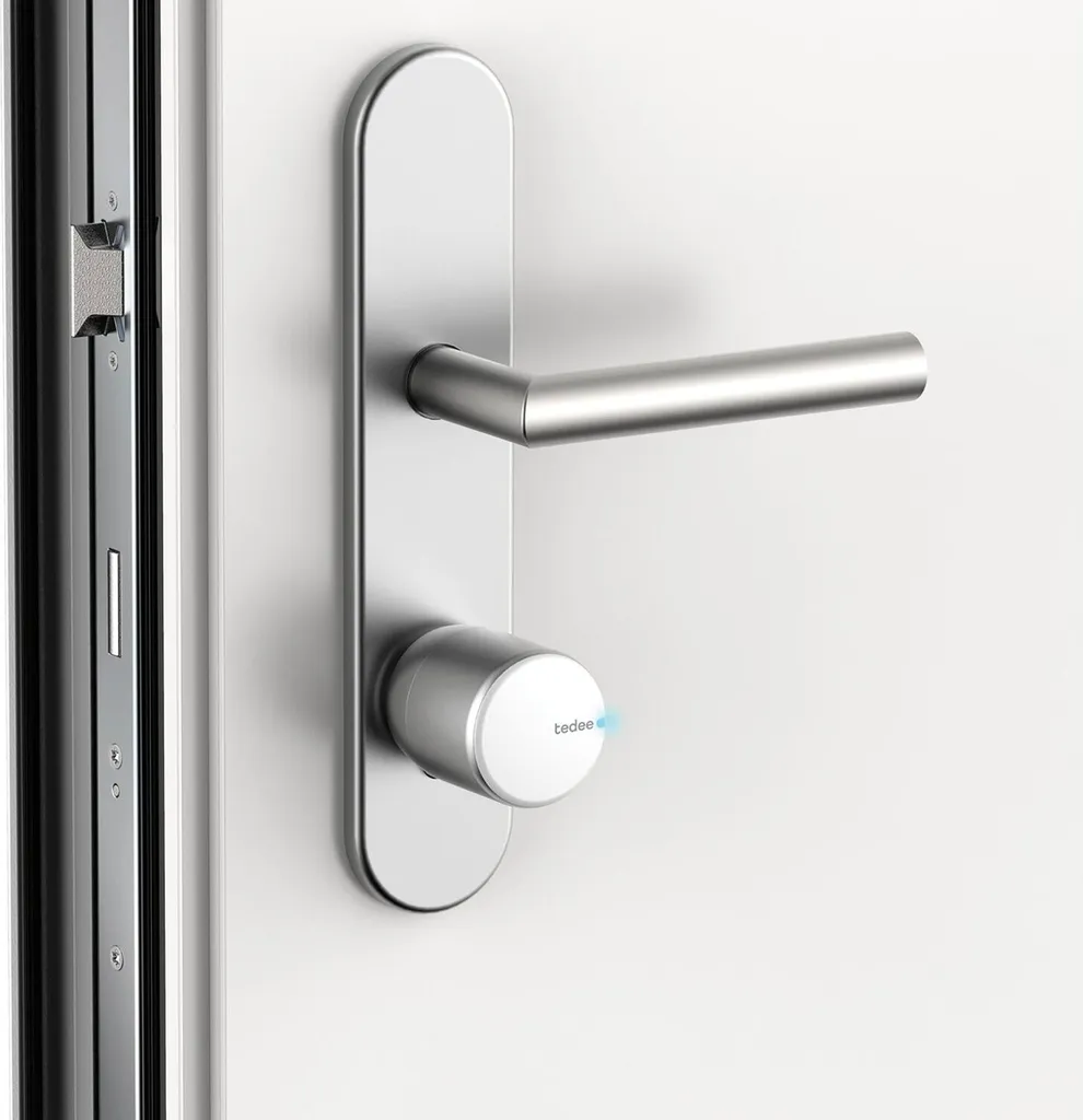 Tedee Smart Lock Pro Argent : Serrure Bluetooth avec Batterie Rechargeable - 13