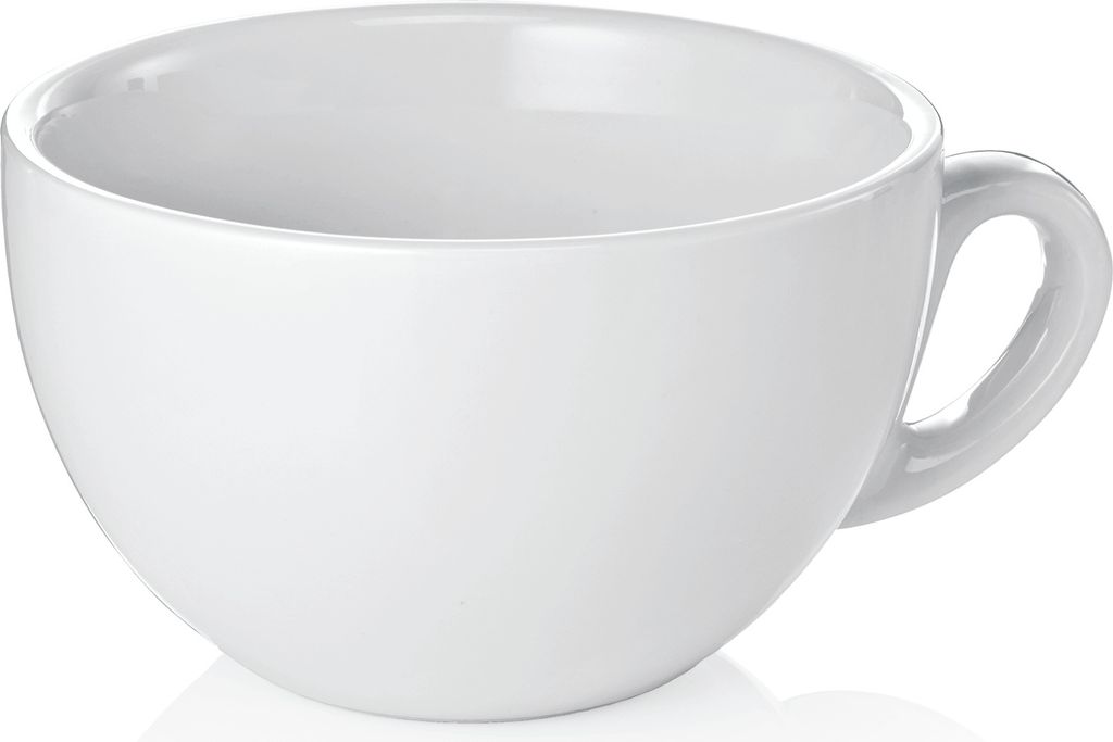 Cappuccino Tasse Obertasse Italia 280 ml weiß, Porzellan Obrázok produktu 