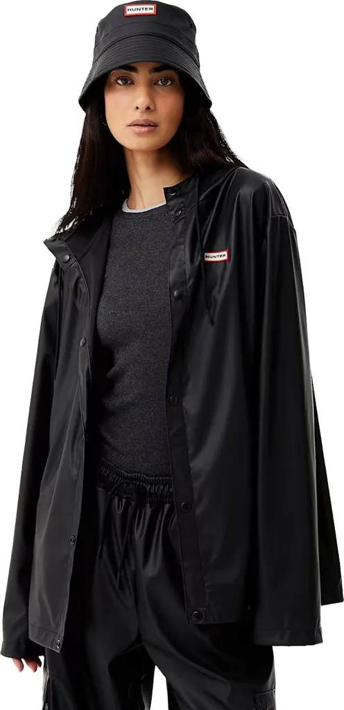 Giacca a Vento Hunter Izzy FS11520 Unisex Nero - Comfort e Pioggia