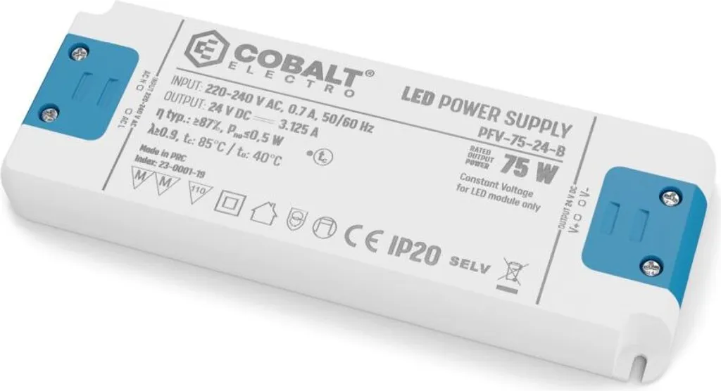 Alimentation LED 24V Compacte 75W - Transformateur Efficace et Sûr - 3