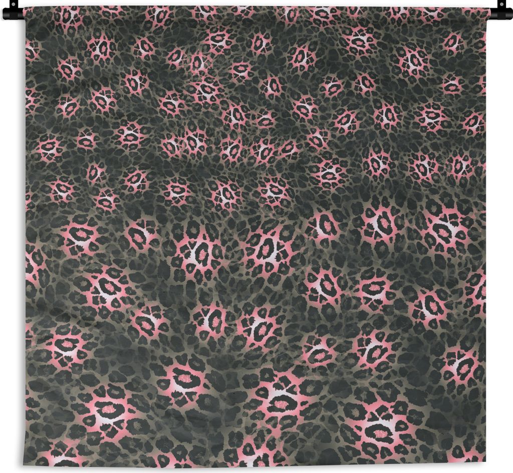 MuchoWow Wandteppich Wandbehang Leopard - Muster - Tier 150x150 cm Tapisserie Dekoration Wandtuch - Wohnaccessoires - Modernes