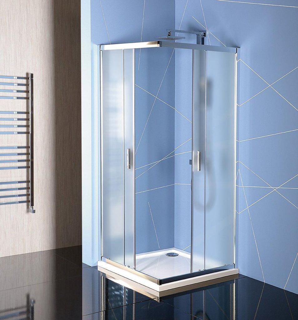 Polysan EASY Duschabtrennung Quadrat 900x900mm, Brick Glas
