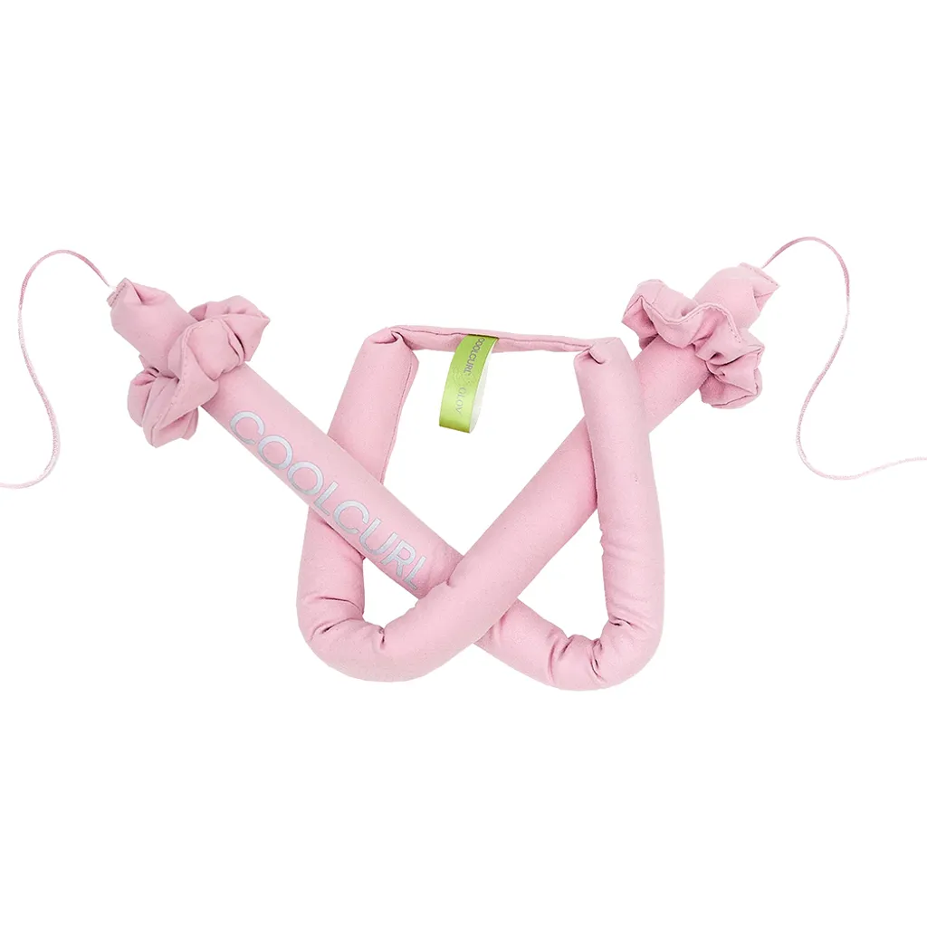 Bigoudi sans chaleur CoolCurl Glov Rose - Accessoire bouclage à froid