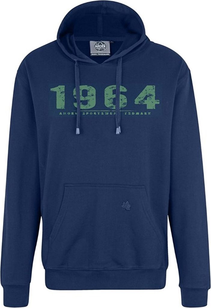 Übergrößen Kapuzen-Sweatshirt AHORN SPORTS Vintage Number Produktbild 