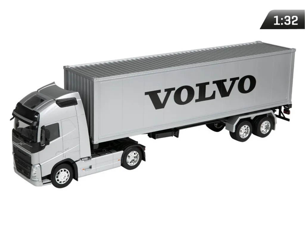 Modèle Réduit Volvo FH 1:32 Argent pour Cadeau Collectionneur et Diorama