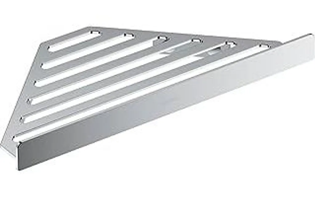 Hansgrohe AddStoris 41741000: Mensola Doccia Angolare Cromo di Design