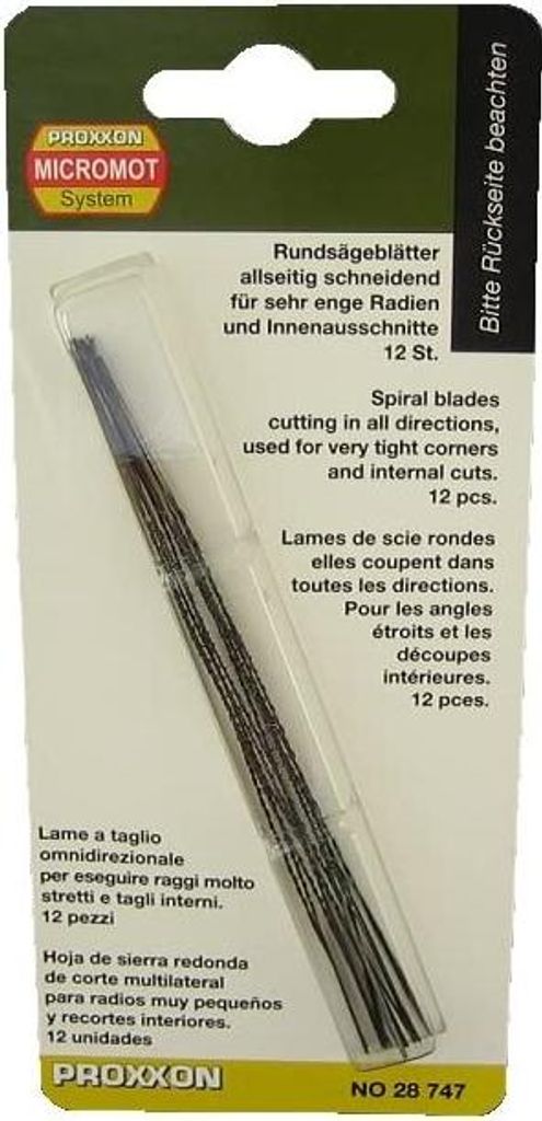 Proxxon Rundsägeblatt, 130 mm, Mit flachen Enden (ohne Immagine del prodotto 
